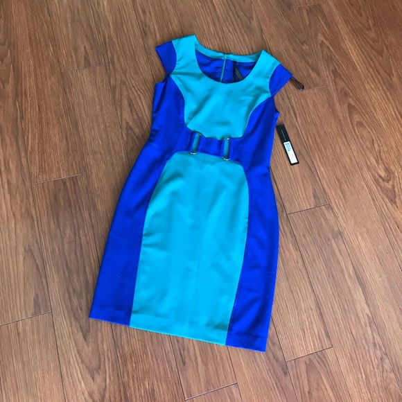 Andrew Marc Dresses & Skirts - Andrew Marc Colorblock Business Dress Size 2 Petite NWT